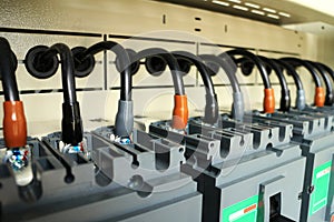 Cable Connection Circuit Breakers inside Switchboard