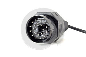 Cable connector for computer diagnostics of a car