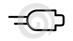 Cable Connector Plug, Electronic Connectivity, vector design Generative AI