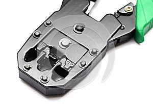 Cable crimping tool for RJ45 RJ12 RJ11 connectors