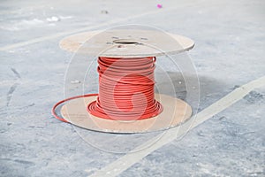 Cable drum of fire alarm cable