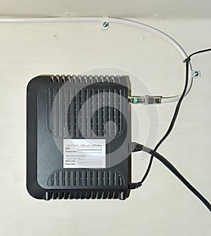 Cable Internet modem router with wireless connections support