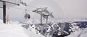 cable lift, Alps, Austria