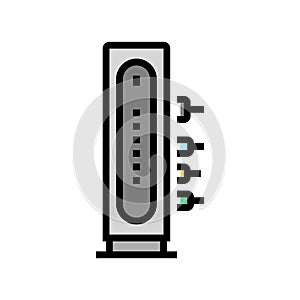 cable modem color icon vector illustration