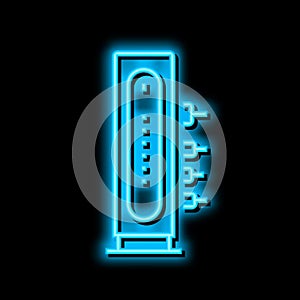 cable modem neon glow icon illustration