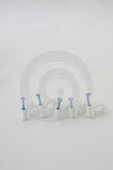 Cable nail clip, Plastic cable clips with galvanized steel nails