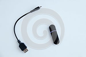 Cable otg for smartphone and flash drive.