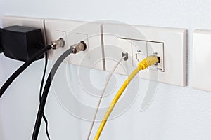 Cable panel for new house