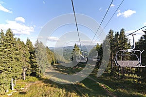 Cable railway to Spicak