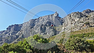 Cable Road to Table Mountain, Cape Town.