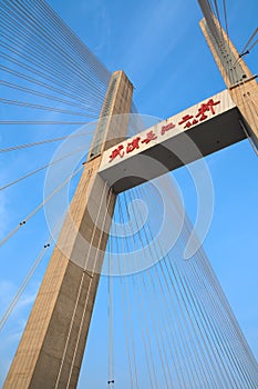 Cable stayed bridge