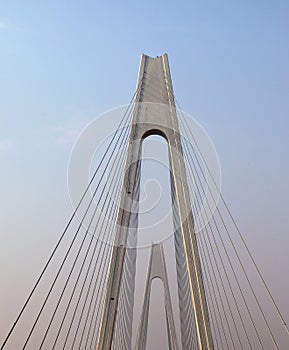 Cable-stayed bridge