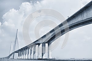 Cable-stayed bridge