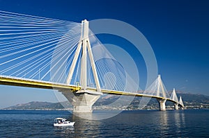 Cable stayed bridge, Greece