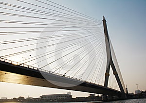 Cable-stayed bridge