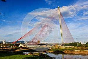 Cable-stayed-bridge Tran thi ly Danang . photo