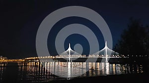 Cable-stayed bridge of Western high-speed diameter