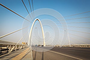 Cable stayed bridge in xian