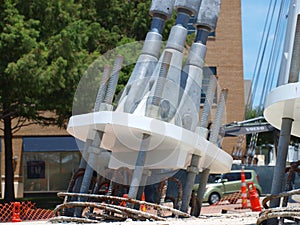 Cable Stayed Katy Trail Pedestrian Bridge