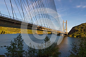 Cable-stayedBridge over the Reservoir of Los Barrios de Luna