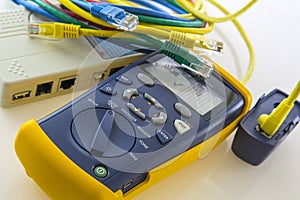 Cable tester troubleshoots and qualifies cabling speed