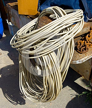 A cable used for igniting fireworks