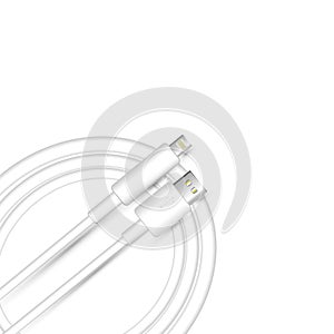 Cable-white-USB-Apple-lightning-