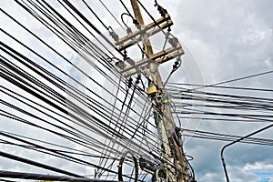Cable and wires of Urban energy supply grid