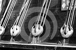 Cables of an ancient ship