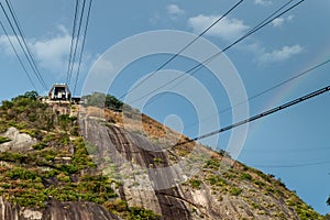 Cables of a cable car