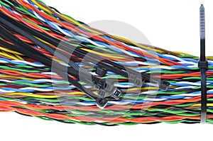 Cables with cable ties