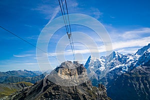 Cables for Gondala ride to Schilthorn