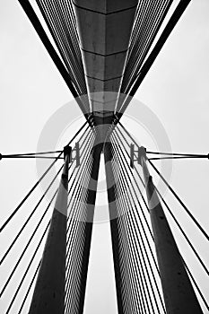 Cables and Poles of Wawasan Bridge