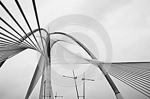 Cables and Poles of Wawasan Bridge
