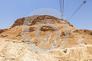 Cables To The Masada Plateau photo