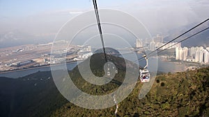 Cableway in Lantau, Hong Kong