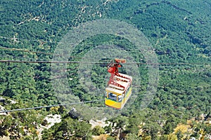 Cableway Miskhor - Ai-Petri over Crimean mountains