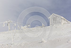 Cableway on Mount Hermon
