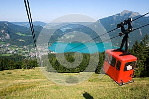 Cableway near Wolfgangsee