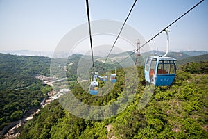 Cableway in the suburbs of Dalian