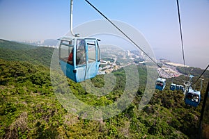 Cableway in the suburbs of Dalian