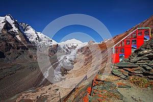 The cableway to Pasterze glacier