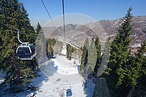 Cableway to the Shymbulak