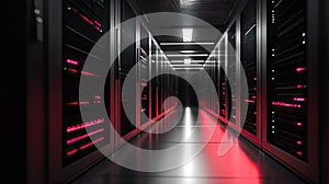 cabling splitting server rack