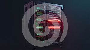 cabling splitting server rack