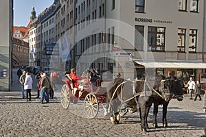 Cabman in Dresden, Germany