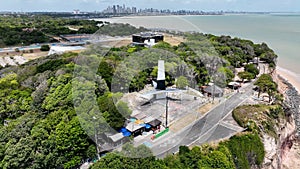 Cabo Branco Lighthouse at Brazilian Joao Pessoa city Paraiba state.