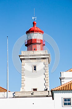 Cabo da Roca cape and lighthouse in Portugal, most western point of continental Europe