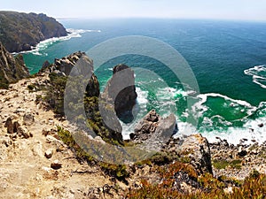 Cabo da Roca, Ocean Cape Cliffs, Portugal