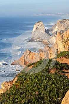 Cabo da Roca, Portugal.  Atlantic Ocean view, the most westerly point of European mainland